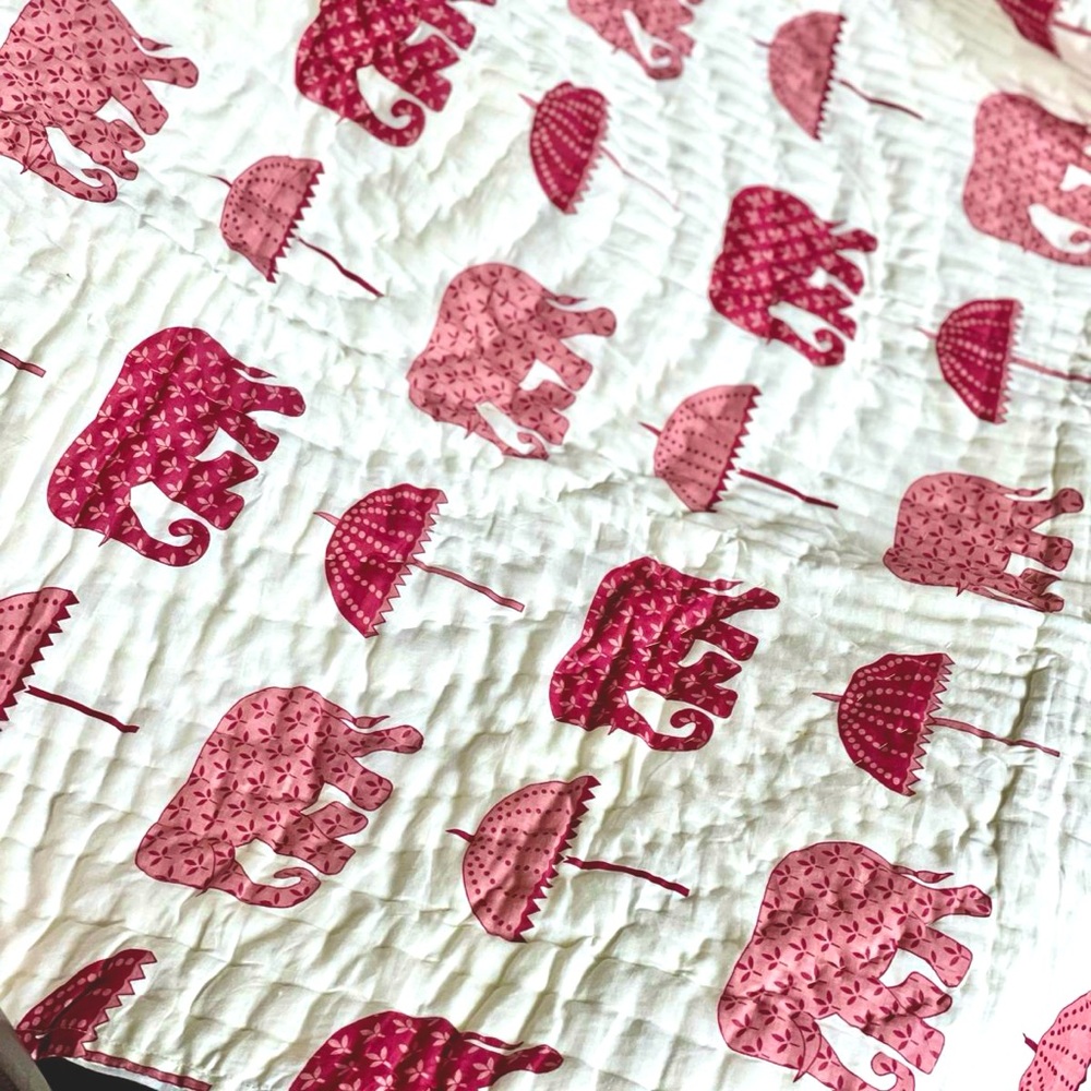 Jaipuri cotton twin size blankets new for sale!